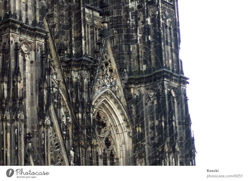 Kölner Dom Götter schwarz Gotteshäuser Religion & Glaube chruch cathedral Kathedrale Rhein
