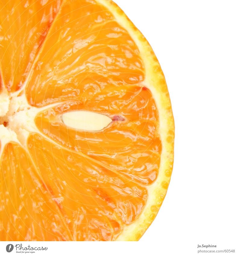 Kernspalterei I Orange Frucht Südfrüchte Fruchtfleisch Lebensmittel Bioprodukte Gesunde Ernährung Frühstück Foodfotografie Diät Gesundheit Wellness Sommer Essen