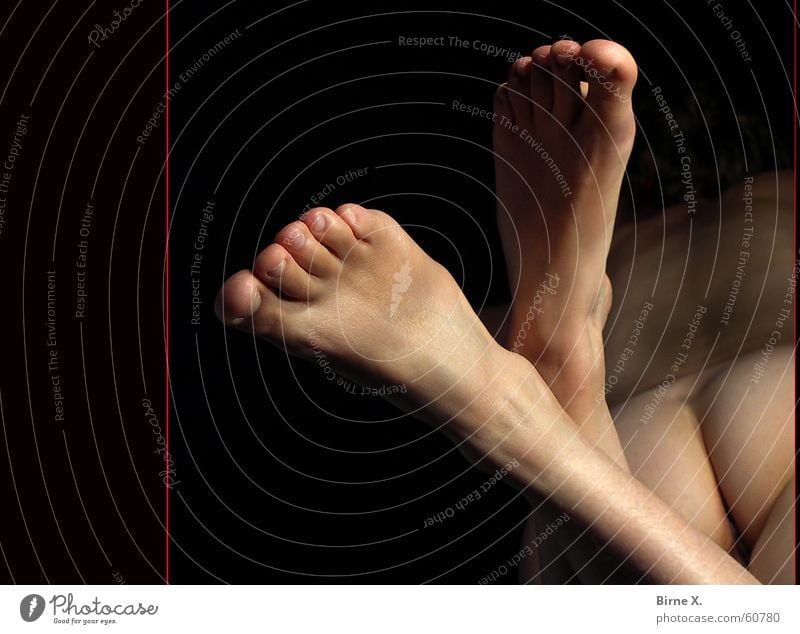 sexy feet nackt Frau feminin Zehen Fetischismus Erotik Akt Fuß Rücken Barfuß Frauenbein Frauenfuß Rückansicht Gesäß Vor dunklem Hintergrund Intimbereich