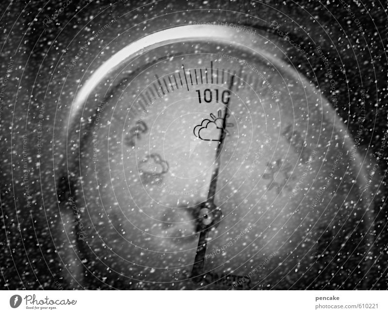wetter | umschwung Messinstrument Thermometer Wissenschaften Umwelt Urelemente Luft Frühling Winter Klima Klimawandel Wetter Schnee Schneefall Zeichen