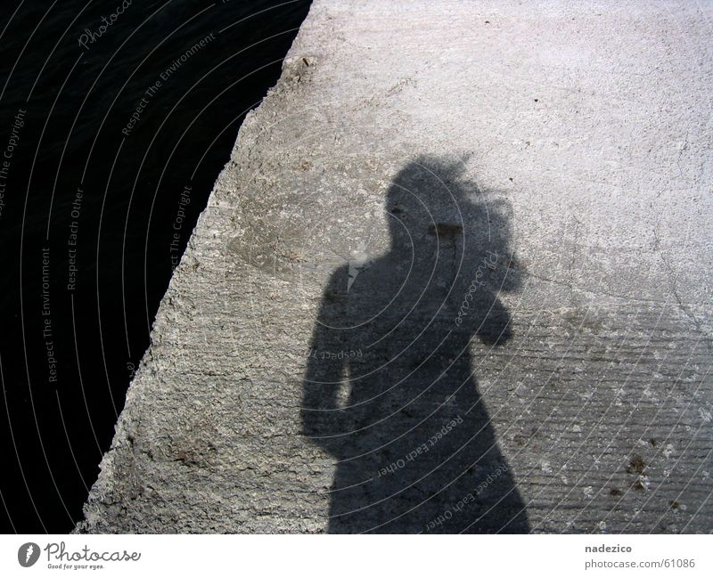shadow Frau Schatten Wind