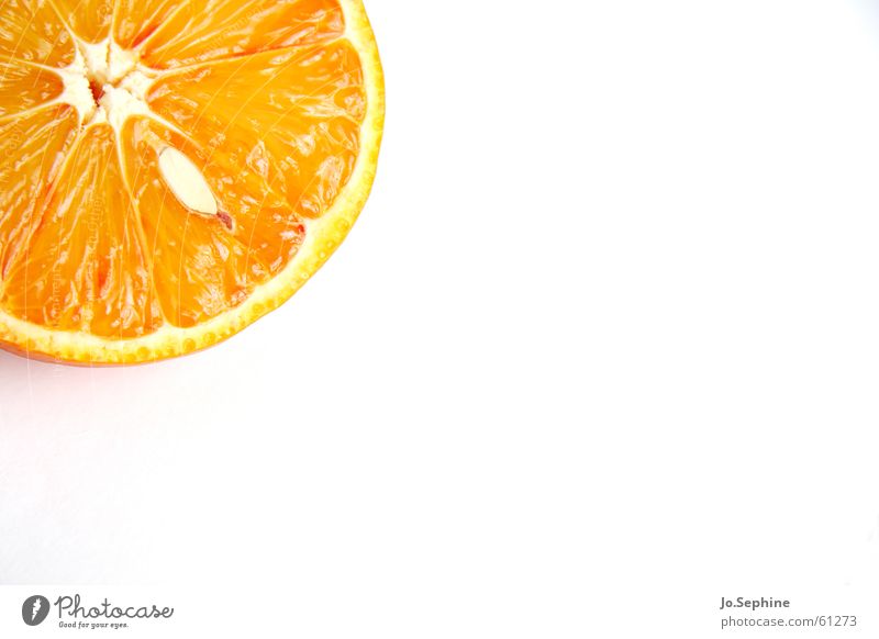 Kernspalterei III Orange Frucht Südfrüchte Fruchtfleisch Lebensmittel Gesunde Ernährung Bioprodukte Frühstück Foodfotografie Diät Gesundheit Wellness Sommer