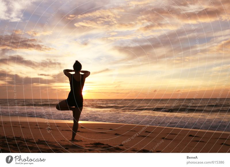 Yoga Wellness Leben harmonisch Wohlgefühl Zufriedenheit Sinnesorgane Erholung ruhig Meditation Freizeit & Hobby Ferien & Urlaub & Reisen Ferne Sommer