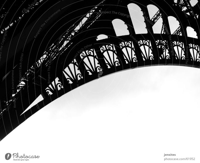 have love will travel Eisen Tour d'Eiffel Paris Frankreich Europa Kunst Konstruktion rund schwingen Turm eiffel Sehenswürdigkeit Bogen weltaustellung france