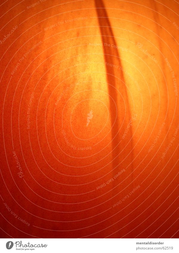 es ist orange rund Lampe Licht Abdeckung abstrakt Silhouette Muster Hintergrundbild gelb Design weich Physik Stil Kugel Regenschirm Ball black bulb cover