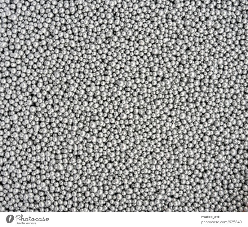 Testbild oder doch Dekoperlen?! Basteln Dekoration & Verzierung Kugel außergewöhnlich Zusammensein grau silber chaotisch Muster Strukturen & Formen viele