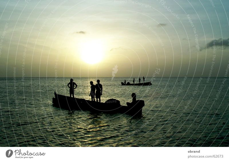 Fischerhandwerk2 Sonnenuntergang Romantik Kuba fischerhandwerk aussenaufnahme meer