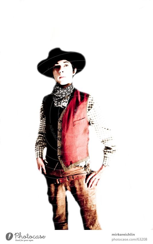 The Cowboy 4 Junge Mann Pistole Gewehr wild Krimineller sherif revolover Hut bigway Westen Gewalt