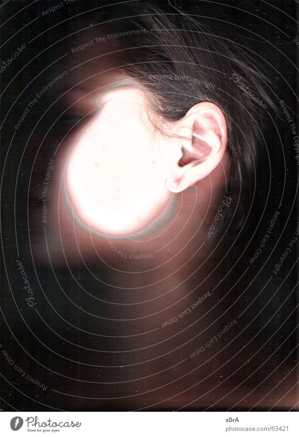 scanning II Kinn Hals Haut bleich Mund Haare & Frisuren Ohr