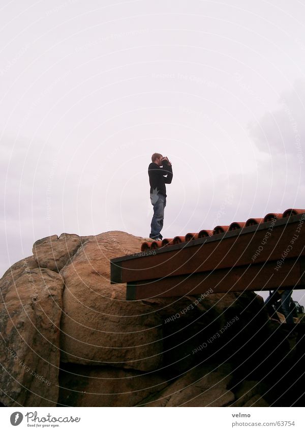 Der Fotograf Dach grau Sucher Felsen photoriegger Ferne Porto alvaro siza