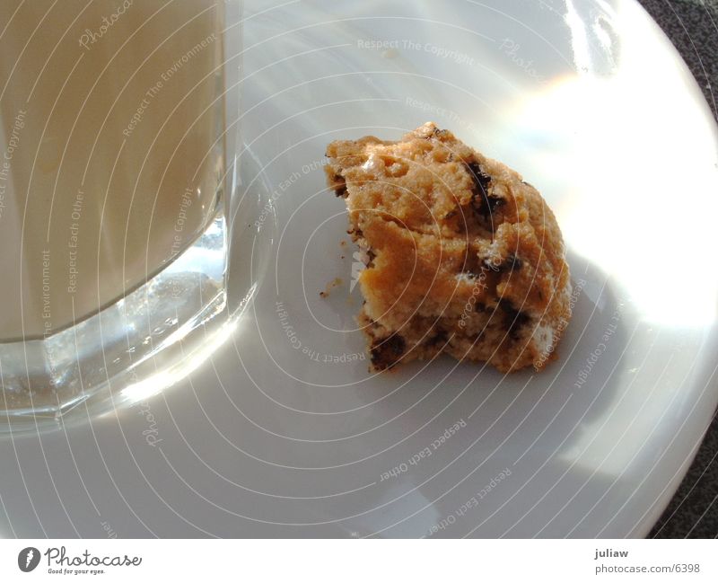 Dolce Vita Latte Macchiato Keks Italien Ernährung Kaffee Glas Cookie