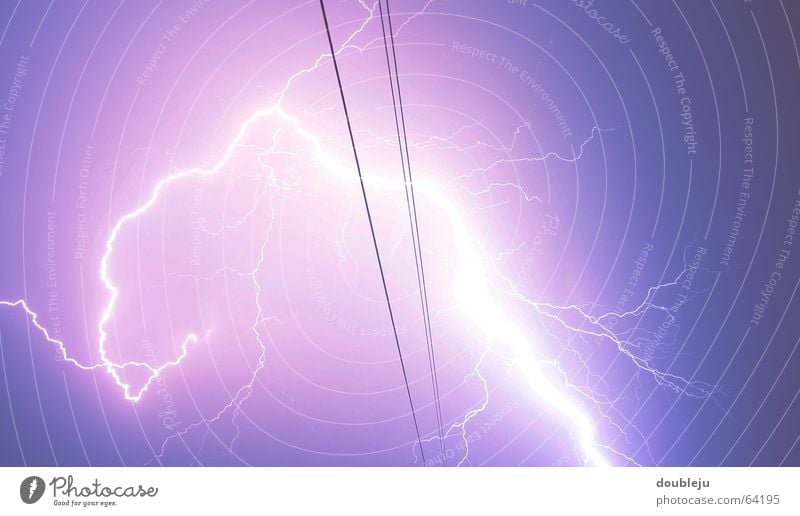 blitzschuss Blitze Momentaufnahme Nacht Elektrizität Himmel Abend stomleitung Energiewirtschaft
