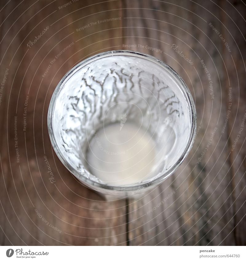 wenn's schee macht Joghurt Milcherzeugnisse Ernährung Frühstück Getränk Glas schön Gesundheit Leben Wohlgefühl ruhig Meditation Zeichen Zufriedenheit