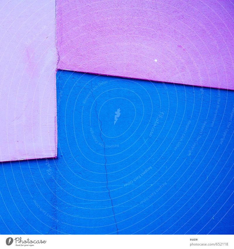 Graphic 1.9 Lifestyle Stil Design Kunst Fassade Linie Streifen eckig einfach modern blau violett rosa Kreativität Ordnung Präzision Wand Grafik u. Illustration