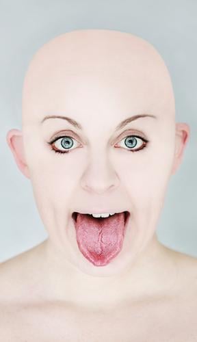 wie geleckt aussehen Mensch maskulin feminin androgyn Junge Frau Jugendliche Erwachsene Kopf 1 30-45 Jahre Mode Glatze Zeichen Gefühle Stimmung kahl
