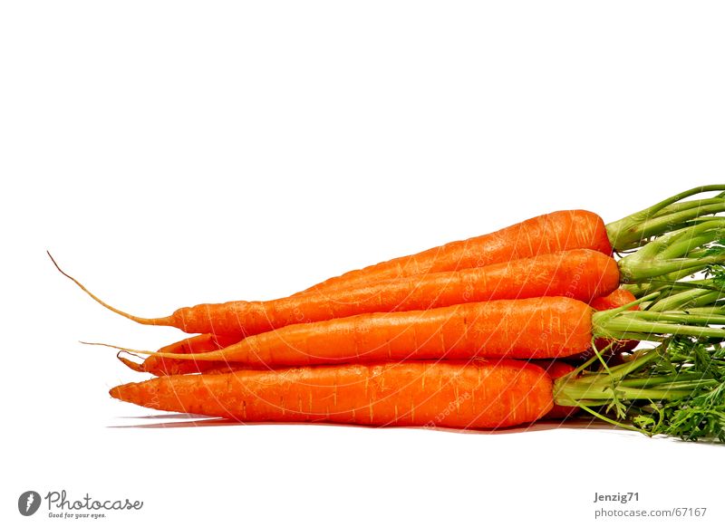 statt Obst. Möhre kochen & garen grün Mahlzeit Vitamin A Gesundheit ökologisch Wurzel Ernährung Gemüse Garten orange