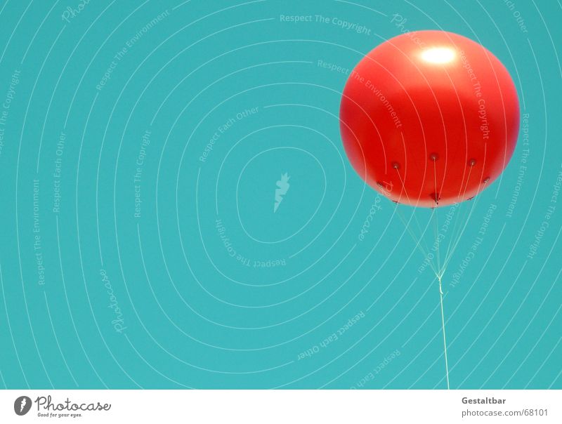 Ballon mit PC-Himmel Sommer rot Tick grün Instant-Messaging Luftballon Freiheit Raum 1 pc-style