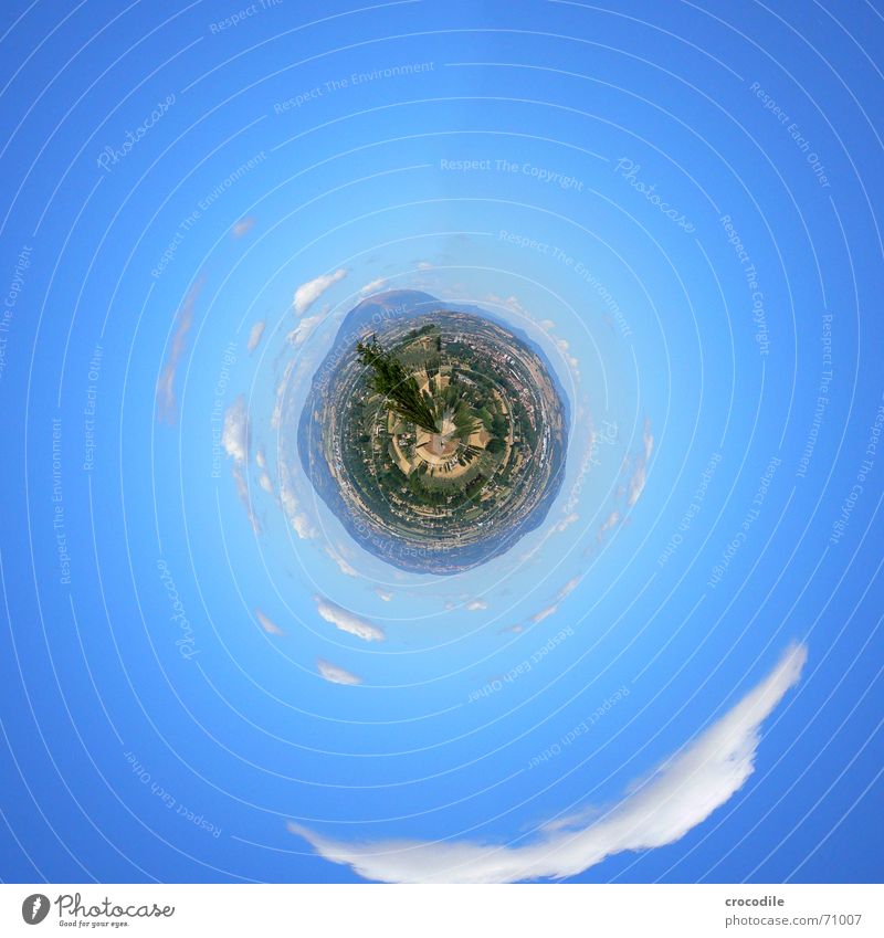 assisi Italien Mitte rund Wolken Feld Baum Assisi Berge u. Gebirge Insel blau Bildbearbeitung