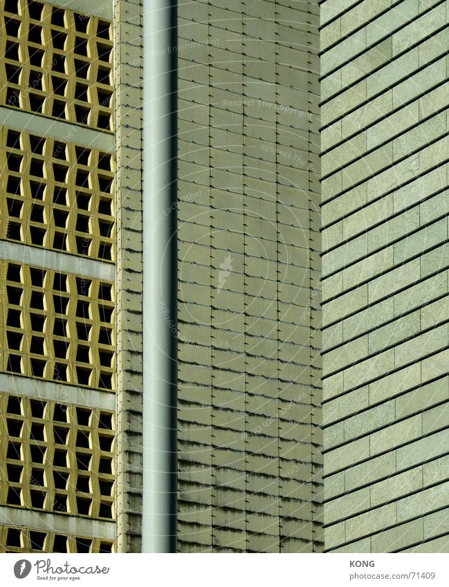 gemustert Muster Dresden Fassade Beton Stadt Hongkong grau beige Wand pattern formsteine Mauer Architektur