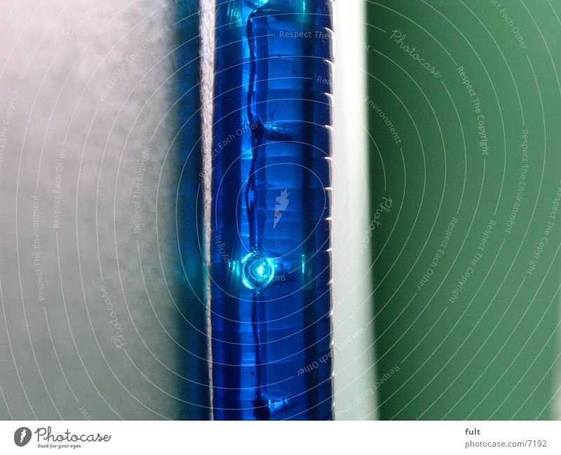 lichtschlauch Lichtschlauch Makroaufnahme grün gekrümmt Stil Dinge blau Kunststoff Lampe