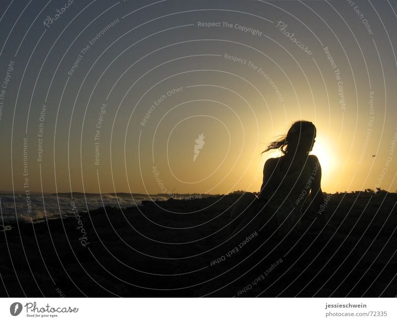 Der Sonne entgegen... Zypern Strand Sonnenuntergang Meer Griechenland Wellen ayia napa Sand Wasser Mittelmeer Abend Weste tina Wind