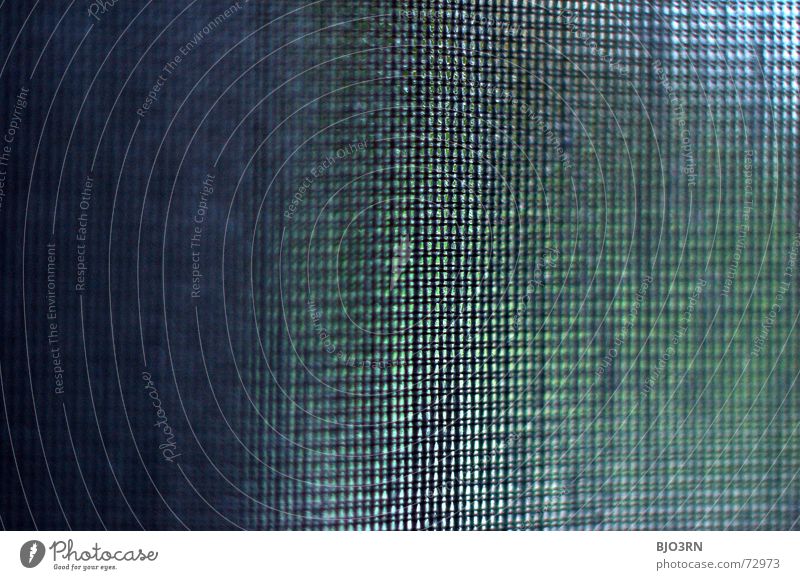 ich sehe was, was Du nicht siehst Stoff Vorhang graphisch Bildraum Makroaufnahme quer Format Querformat Produkt grün dunkelgrün canvas cloth fabric gauze