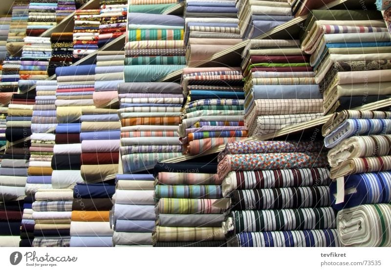 fabric store colors lines texture textile roll groß