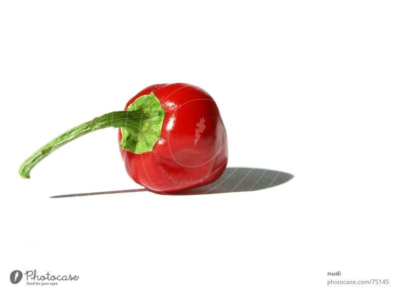 Teufelskuss Peperoni Paprika heiß lecker rot grün weiß Scharfer Geschmack hot Chili Gemüse Ernährung Schatten peperocini