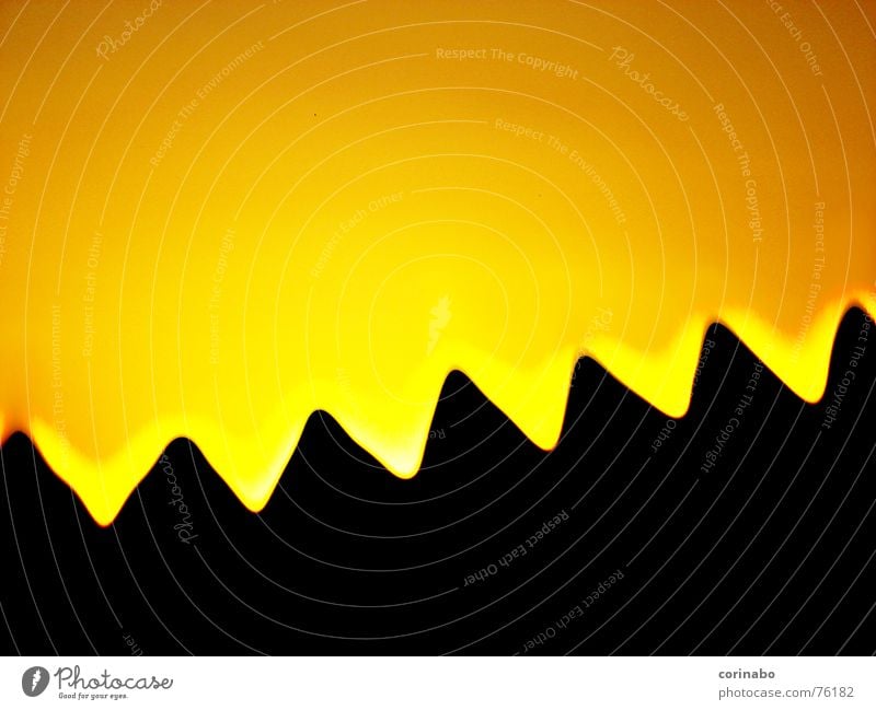 natur? Sonnenuntergang abstrakt schwarz Berge u. Gebirge Natur orange Himmel Landschaft