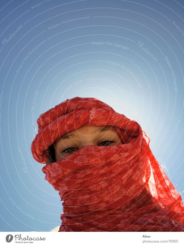 Helles Köpfchen Arabien Ägypten Kopftuch Turban verdursten Götter Religion & Glaube Tourist Plage Physik notleidend Überraschung Beleuchtung Mädchen dehydrieren