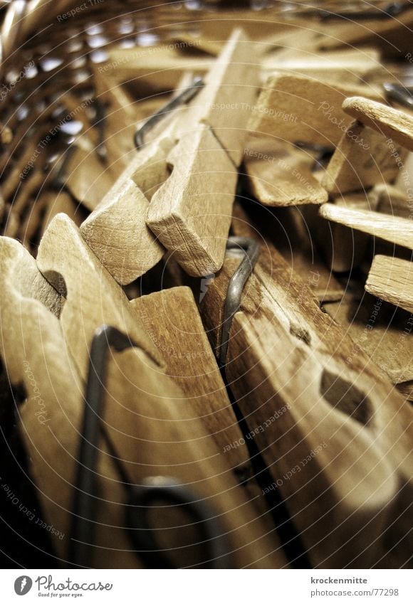 chluperli Wäscheklammern Holz Haushalt aufhängen Anhäufung Korb festhalten Haushaltsführung