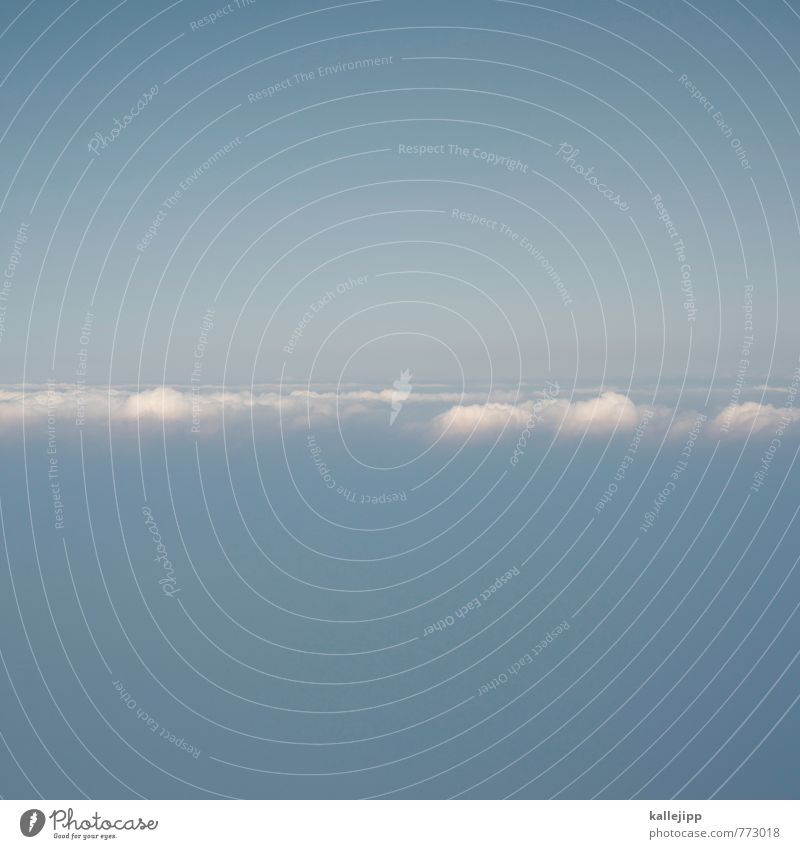 uben/onten Natur Luft Wassertropfen Wolken Horizont Luftverkehr fliegen blau Farbfoto Licht