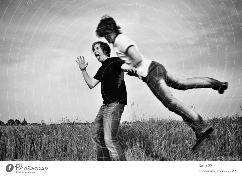 sprunghaft springen Hand Tanzen Composing Zusammensein abstrakt Kunst Mensch fliegen Luftverkehr Arme Beine Fuß galle77 Bewegung Gesichtsausdruck