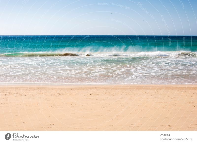 Verrauscht Lifestyle Wellness Wohlgefühl Zufriedenheit Erholung ruhig Ferien & Urlaub & Reisen Sommer Sommerurlaub Strand Meer Wellen Natur Landschaft