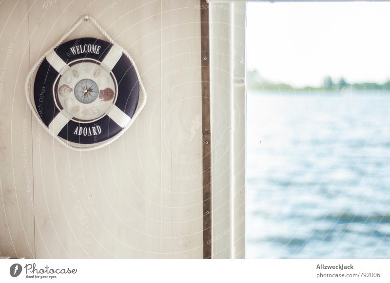Willkommen an Bord! Kreuzfahrt Dekoration & Verzierung Schifffahrt Bootsfahrt Rettungsring Kompass Zufriedenheit Traurigkeit Nostalgie Ostalgie Wasserfahrzeug
