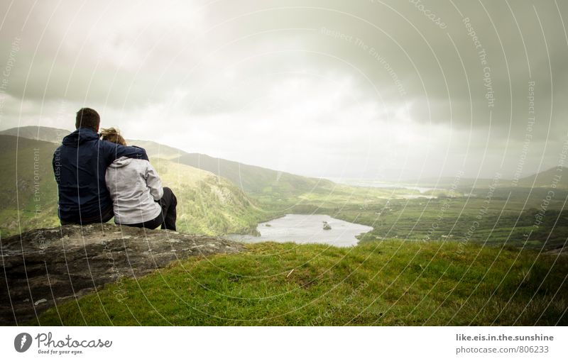 mit dir bis ans ende der welt Partner Liebe Freundschaft Republik Irland wandern Landschaft Farbfoto