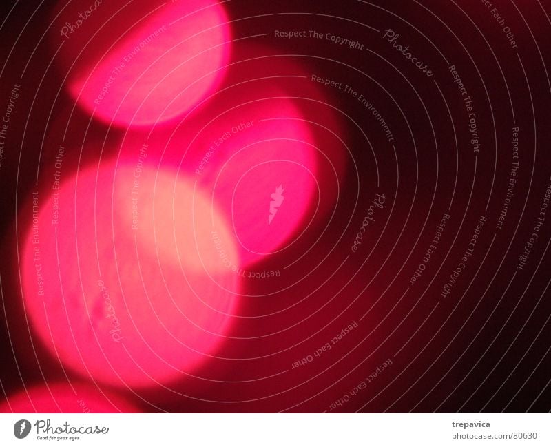 pink Licht Unschärfe schwarz Lichtpunkt rot magenta 3 Lampe dunkel Nacht Lichtspiel rosa Farbe Reflexion & Spiegelung Lichterscheinung Punkt Lichtschein