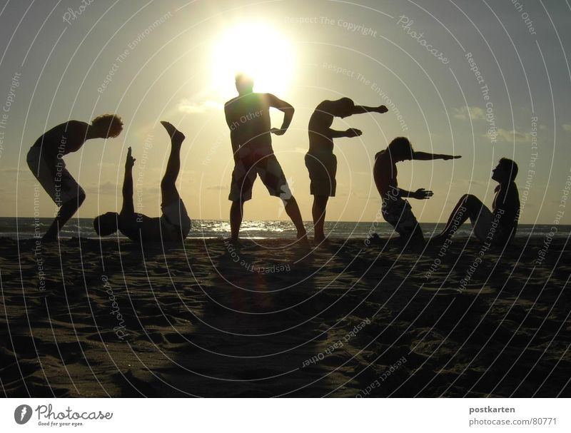 SURFEN - ESPANA 09/2006 (Teil 1 von 3) Surfen Wort Lexikon Großbuchstabe Gegenlicht Sommer Strand Buchstaben Spanien Abend Badestelle Sonnenaufgang Schatten