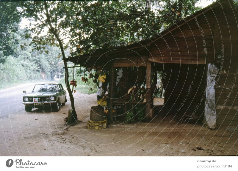 Sri Lanka Car Station Haus Hütte PKW alt Frucht stehen sri lanka