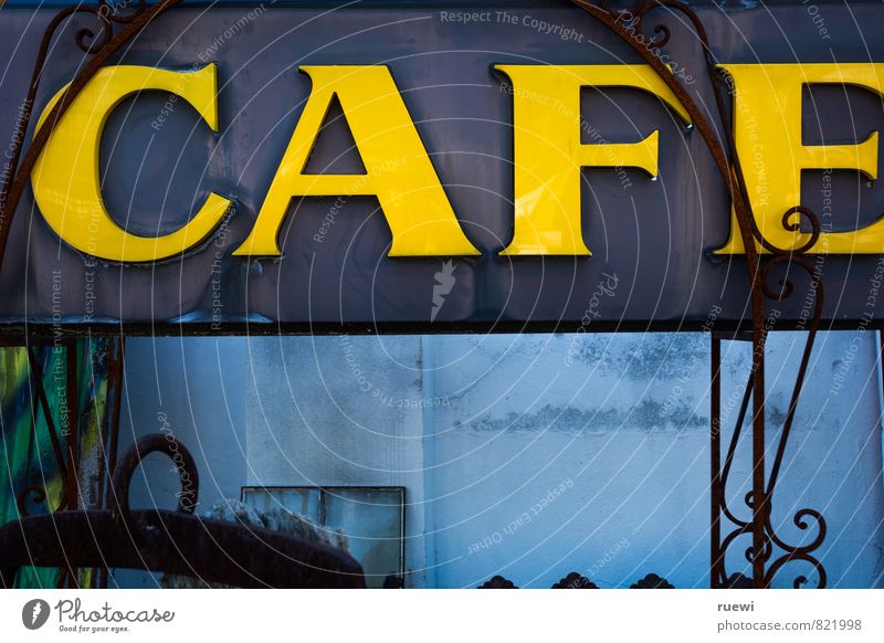 CAFE Lebensmittel Café Straßencafé Getränk Heißgetränk Kaffee Latte Macchiato Espresso Freizeit & Hobby Dekoration & Verzierung Restaurant ausgehen Essen