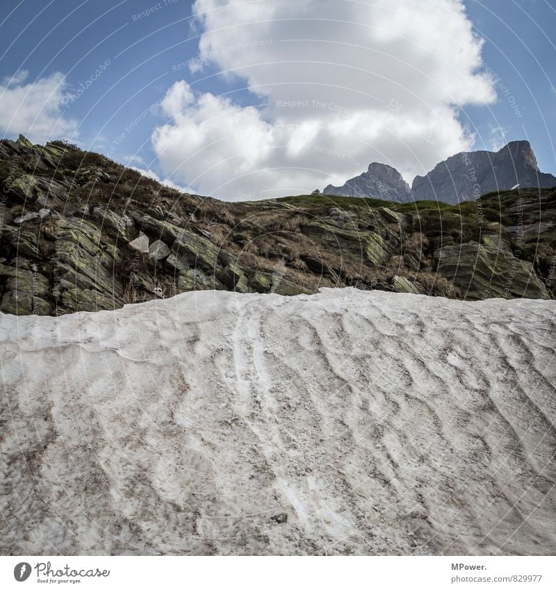 kleine eiszeit Umwelt Natur Landschaft Wolken Klimawandel Wetter Schönes Wetter Eis Frost Schnee Berge u. Gebirge Schneebedeckte Gipfel Gletscher alt dreckig