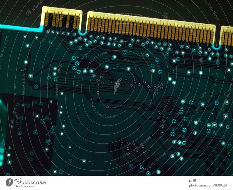 circuit board Wissenschaften Computer Informationstechnologie Internet Linie Fortschritt Kommunizieren modern Ordnung Platine leiterplatine Motherboard