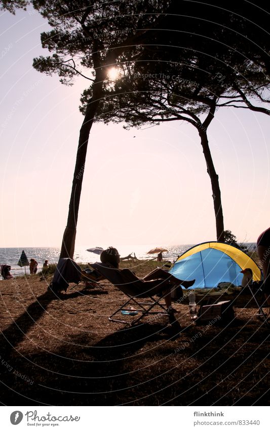 Chill! Ferien & Urlaub & Reisen Tourismus Ausflug Ferne Camping Sommerurlaub Sonne Sonnenbad Strand Mensch feminin Junge Frau Jugendliche 1 18-30 Jahre