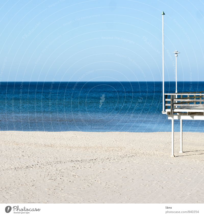 standpunkt Zufriedenheit Erholung ruhig Meditation Ferien & Urlaub & Reisen Tourismus Ausflug Ferne Freiheit Sonne Strand Meer Landschaft Urelemente Sand Luft