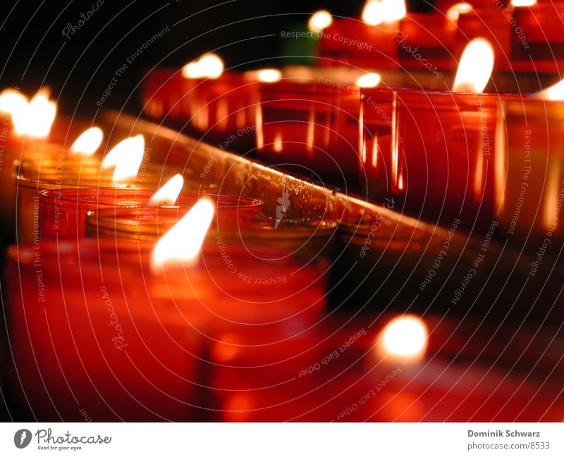 Ich wünsch dir was! Kerze Licht erinnern Wunsch Hoffnung Trauer Dinge Flamme Religion & Glaube Wärme