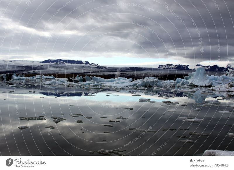 ISLAND / Ice Bucket Challenge Umwelt Natur Landschaft Pflanze Urelemente Erde Wasser Wolken Gewitterwolken Sommer Klima Klimawandel Eis Frost Gletscher dreckig