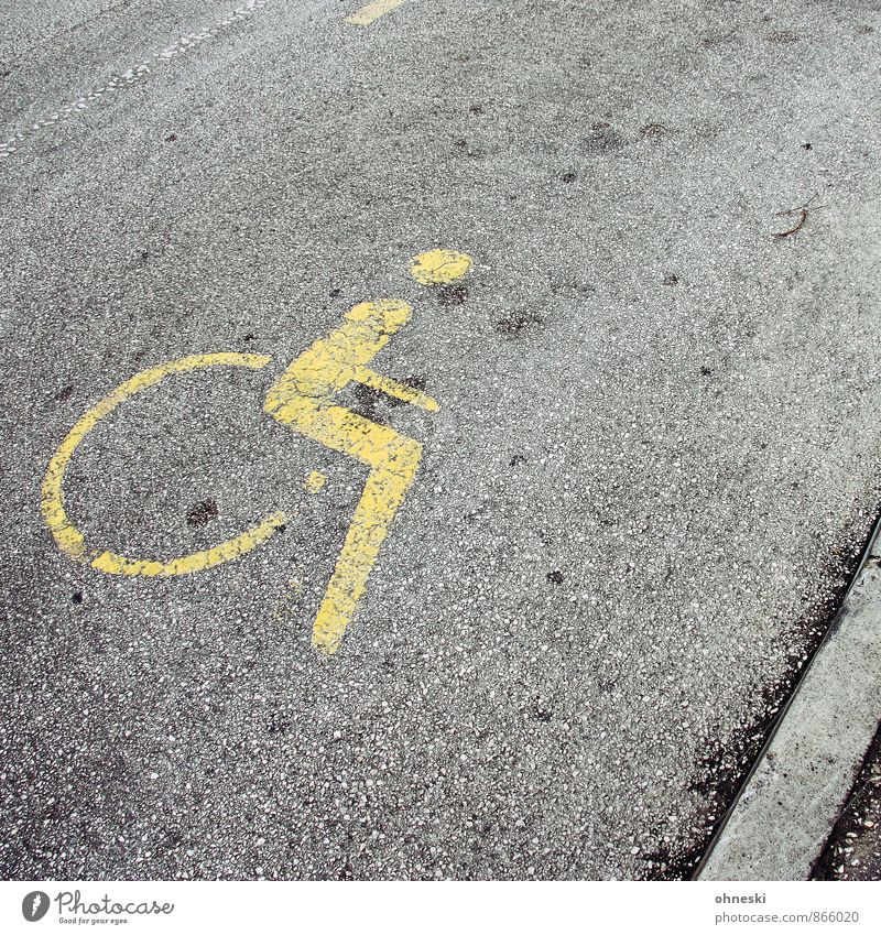 Exklusion Gesundheitswesen Rollstuhl Straßenverkehr Verkehrszeichen Verkehrsschild Parkplatz Zeichen Schilder & Markierungen Behinderte Behindertengerecht