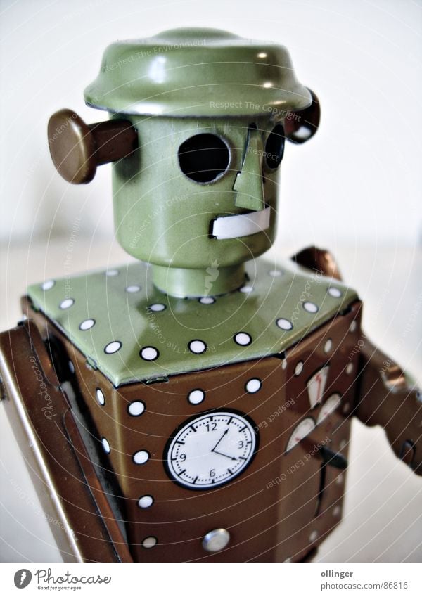 My little Atomic Robot Man Blechspielzeug Roboter Spielzeug weich Spielen man atomic Android Laufroboter