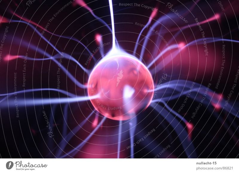 red planet III Plasmaglobus Globus Strukturen & Formen Planet Licht Blitze Streifen Korona rot berühren Spielen Elektrizität Mars Leuchtfeuer Strahlung Treffer