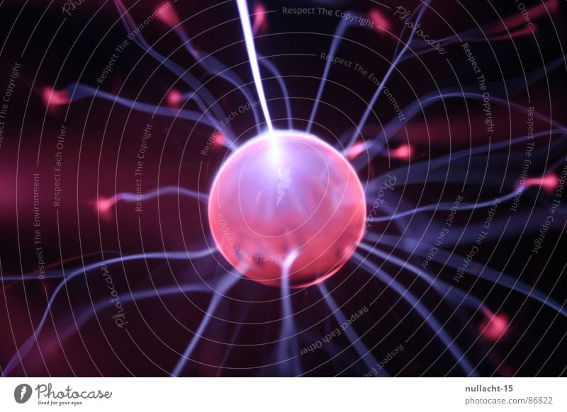 red planet IV Plasmaglobus Globus Strukturen & Formen Planet Licht Blitze Streifen Korona rot berühren Spielen Elektrizität Mars Leuchtfeuer Strahlung Treffer